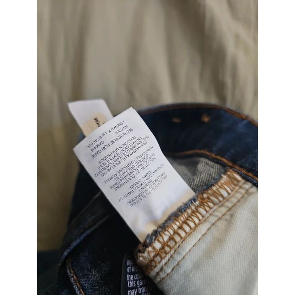 Madewell High Rise Slim Boy Jean 27 - Picture 5 of 7